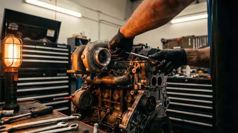 樱花动漫修车视频教程：涡轮增压器拆装